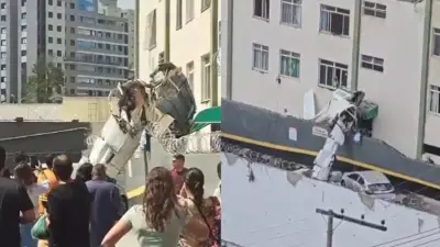 Moradores liberados para retornar a prédio atingido por avião em BH