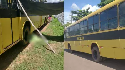 Mulher morre atropelada por ônibus escolar no interior do Piauí