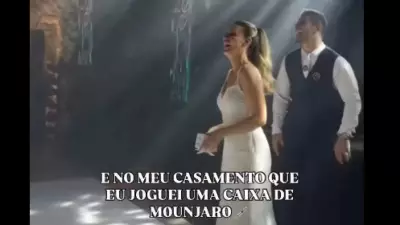 Noiva troca buquê por caixa de Mounjaro e viraliza em Santa Catarina