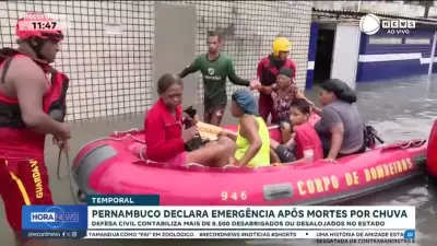Pernambuco decreta emergência após chuvas deixarem oito mortos
