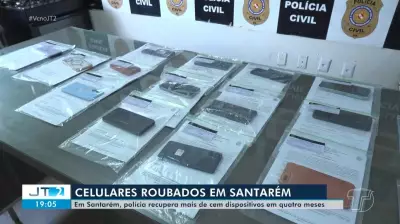 Polícia recupera mais de 100 celulares roubados em Santarém em quatro meses