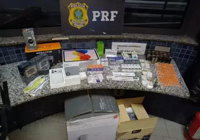 PRF apreende canetas emagrecedoras e anabolizantes ilegais em Betim
