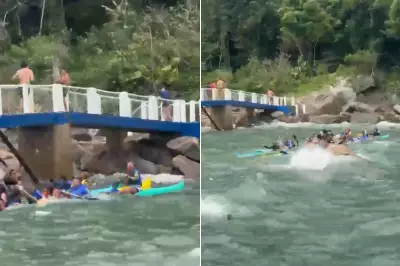 Resgate de canoístas ilhados em Guarujá após forte correnteza