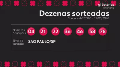 Timemania 2390: prêmio acumula em R$ 26 milhões; veja números