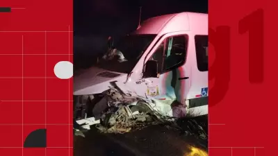 Van da saúde se envolve em colisão frontal no Norte do RS