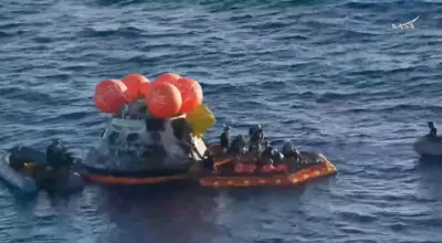 Vídeo inédito mostra reação da tripulação da Artemis II dentro da cápsula após retorno
