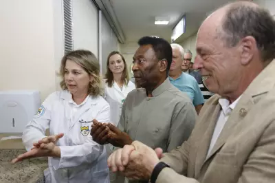 Vídeo raro mostra Pelé ensinando a lavar as mãos em campanha de hospital de Curitiba