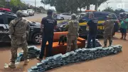 120 kg de drogas são apreendidos em caminhão na BR-135, em Matões do Norte
