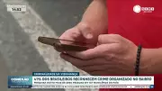 41% dos brasileiros reconhecem crime organizado no bairro, aponta pesquisa