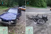 Acidente entre carro e moto deixa um morto e um ferido grave em Tapiraí (SP)