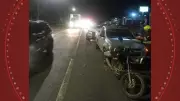 Acidente entre dois carros e moto deixa mulher ferida em Ponta Grossa