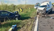 Acidente entre três carros deixa feridos na SP-501 entre Flora Rica e Santo Expedito