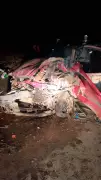 Acidente entre três carros mata um e fere outros na MG-429 em Lagoa da Prata