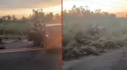 Acidente grave na MT-010 em Cuiabá deixa quatro feridos