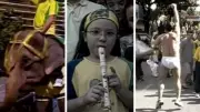 BH celebrou título de 2002 com sósia de Felipão em elefante e promessa de cueca