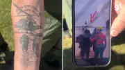 Bombeiro tatua resgate de enchente e reencontra sobrevivente no RS