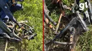 Cemitério de motos furtadas é descoberto em Várzea Grande