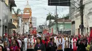 Chuva e temporal marcam últimos dias da Festa do Divino em Mogi das Cruzes