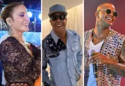 Claudia Leitte, Psirico e Léo Santana no Miracaxi 2026 em Miracema