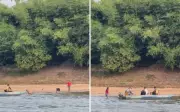 Crianças indígenas arrastadas por correnteza no Rio Araguaia em Goiás