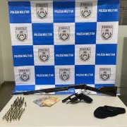 Dois homens presos com armas e munições em Paty do Alferes (RJ)