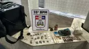Entregador é preso por usar bag de delivery para vender drogas em Santarém