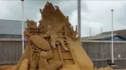 Festival de Esculturas de Areia na Dinamarca reúne artistas globais