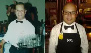 Garçom celebra 35 anos de profissão e orgulho de treinar o próprio filho