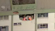 Globocop flagra momento exato da queda de avião em prédio residencial de BH