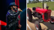 Gusttavo Lima realiza sonho de infância ao comprar trator clássico
