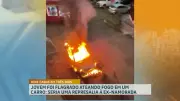 Homem de 21 anos é suspeito de incendiar carros da ex-namorada em BH