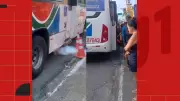 Homem de 46 anos morre atropelado por ônibus em João Pessoa