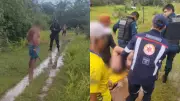 Homem em surto psicótico é contido pela PM após ameaçar com facão no Piauí