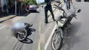 Homem morre em colisão entre duas motos em Parnaíba; dois feridos