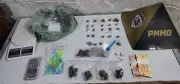 Homem é preso por tráfico de drogas com maconha, cocaína e haxixe em Montes Claros