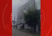 Incêndio atinge loja de tecidos e galpão em Santa Cruz do Capibaribe