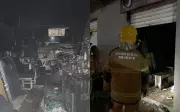 Loja de eletrônicos pega fogo em galeria comercial no Centro de Lagarto