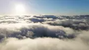'Mar de nuvens' encanta grupo no Morro Gaúcho em Arroio do Meio