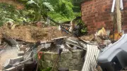 Mãe e filho morrem em deslizamento de barreira no Recife; chuvas fortes