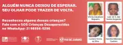 Mães de crianças desaparecidas fazem ação no Maracanã neste domingo