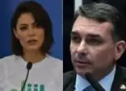 Michelle Bolsonaro evita comentar ligação de Flávio com Vorcaro