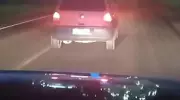 Motorista bêbado e sem CNH invade contramão na BR-282 em SC e é preso