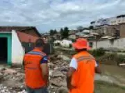 Pernambuco tem 9.540 desabrigados após chuvas; ministro vai ao estado