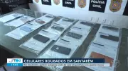 Polícia recupera mais de 100 celulares roubados em Santarém em quatro meses