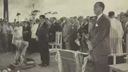 Primeira missa de Brasília: 15 mil pessoas e discurso de JK em 1957