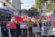 Protesto na Unesp após denúncia de estupro em São José dos Campos