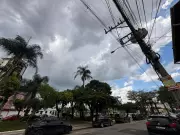 Semana começa com frente fria e chuvas isoladas em Juiz de Fora