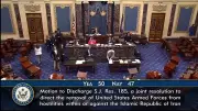 Senado dos EUA aprova resolução que limita poderes de guerra de Trump