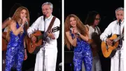Shakira realiza sonho ao cantar com Caetano Veloso em Copacabana