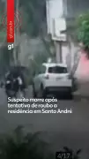 Suspeito morre em tentativa de roubo a residência em Santo André